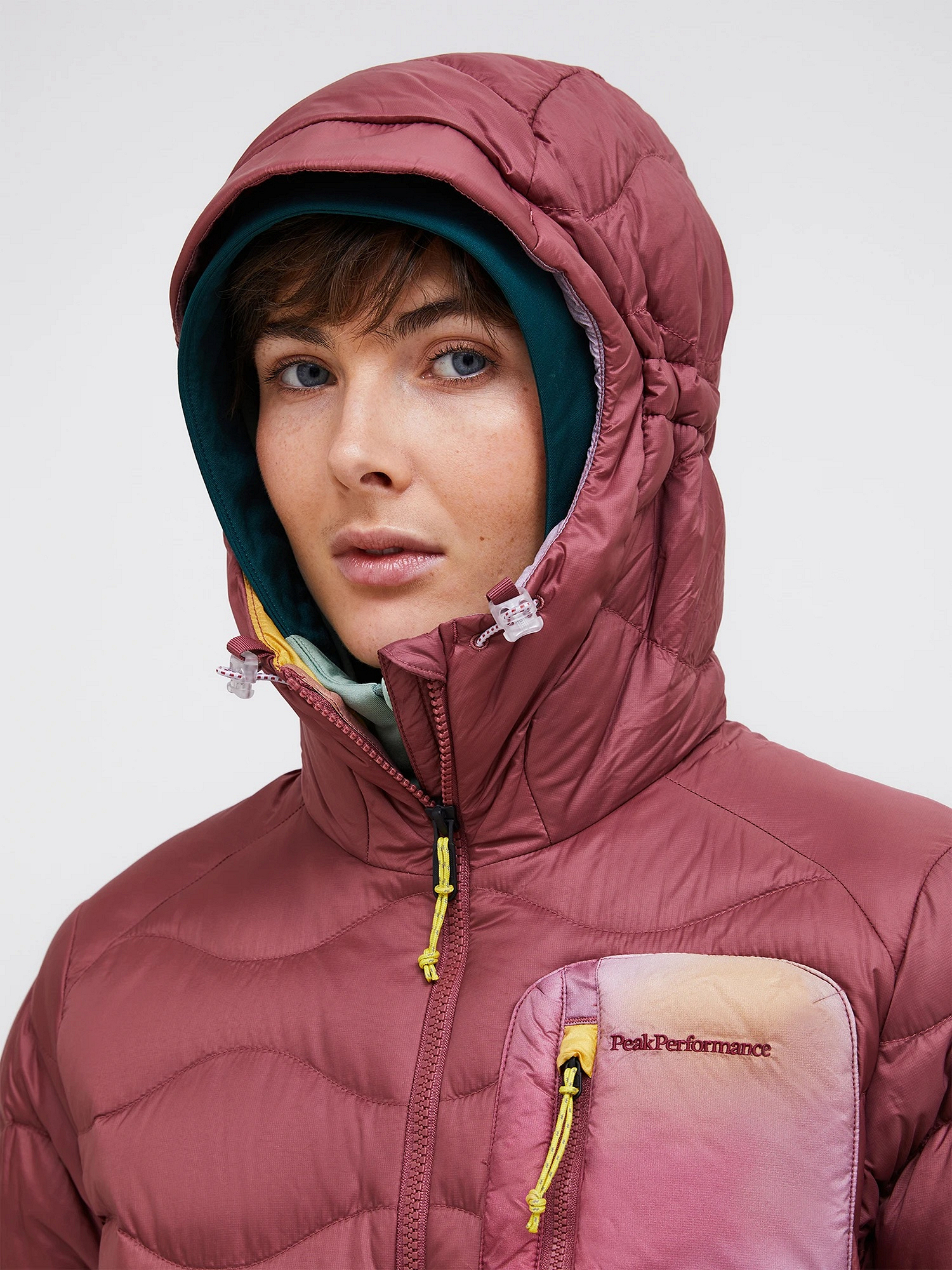 Helium AOP Utility Down Hood Women Jacket - XS